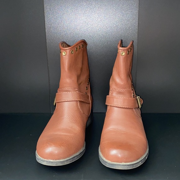 Faux Leather Booties - Picture 2 of 10